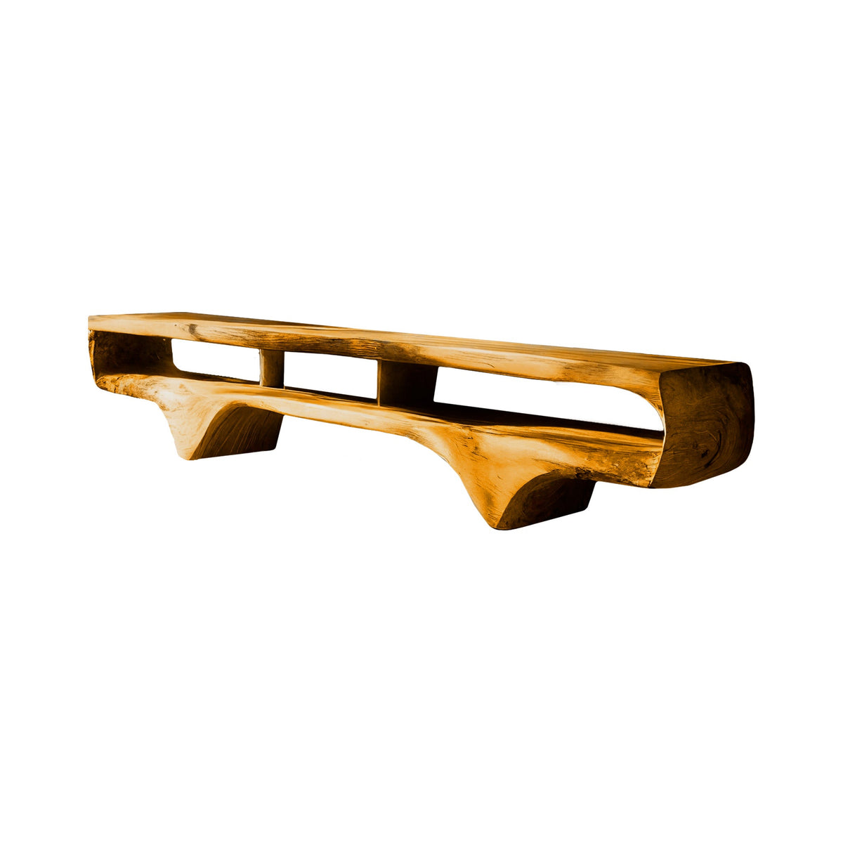 Flowcrest Solid Wood TV Console