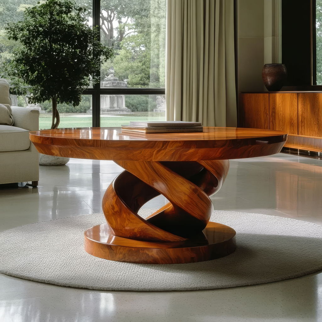 Virella Handcrafted Solid Wood Coffee Table