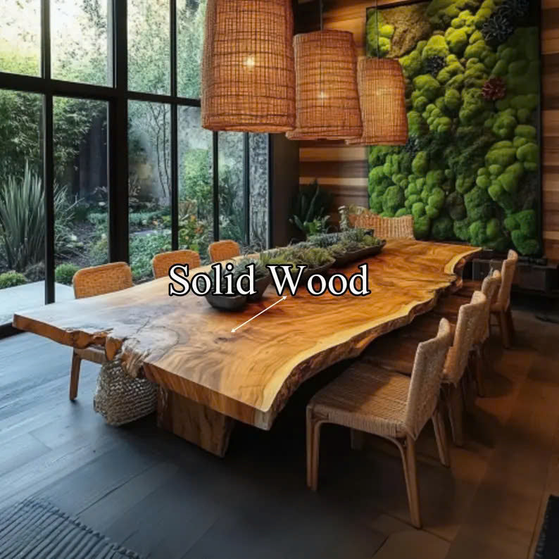 Walnut Dining Table Decor Dining Room Art Farmhouse Gift